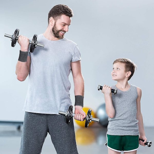 Håndleddsbånd Svettebånd Håndledd Menn Kvinner 2 Stk Sports Svettebånd For Treningssenter Sport Tennis Løping Trening Basketball Fukttransporterende ( Størrelse: 3,15 X 3,15