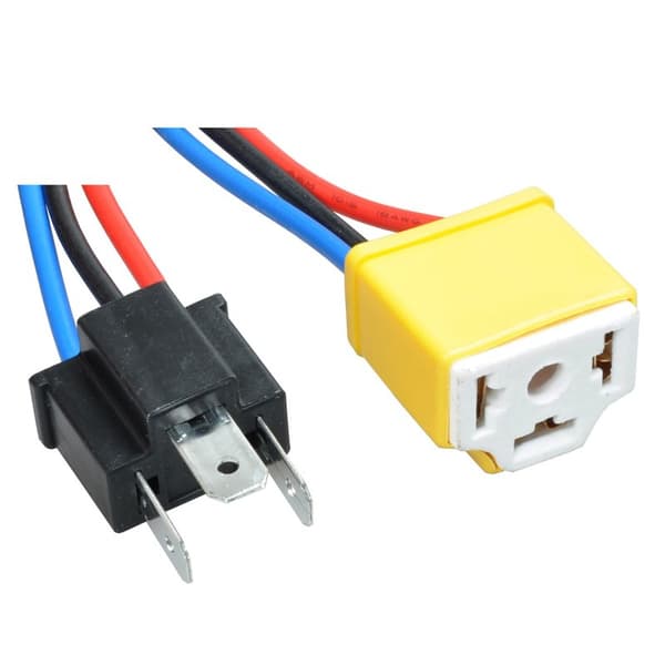 12V 35-90W Bilfrontlys Stråleforsterker H4 Halogenlampe Frontlys Modifikasjonslinje Lighter LED Linjesett