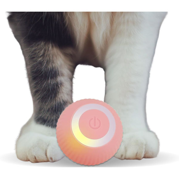 Julsmart Leksak för Katt, Gravity Smart Rullkula, Interaktiv Katt Leksak
