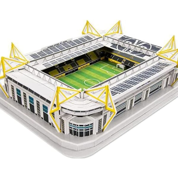 3d-pussel, stadion 3d-pussel, 3d-pussel Parkstadion, modellpussel för stadionbyggnad, hemmadator för fotbollsfan (38,5 * 30 * 13,5 cm)
