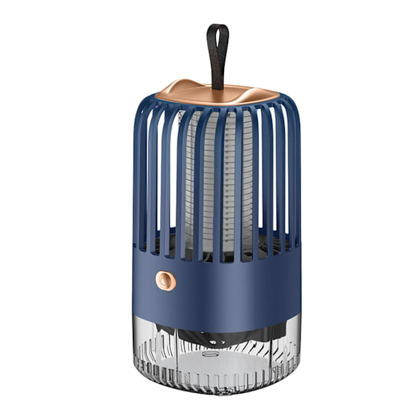 Lav Støy Lav Stråling USB Oppladbar Hjem Camping Multifunksjonell Bærbar Myggdreper [Direkte Plugg] (Grå) blue rechargeable model