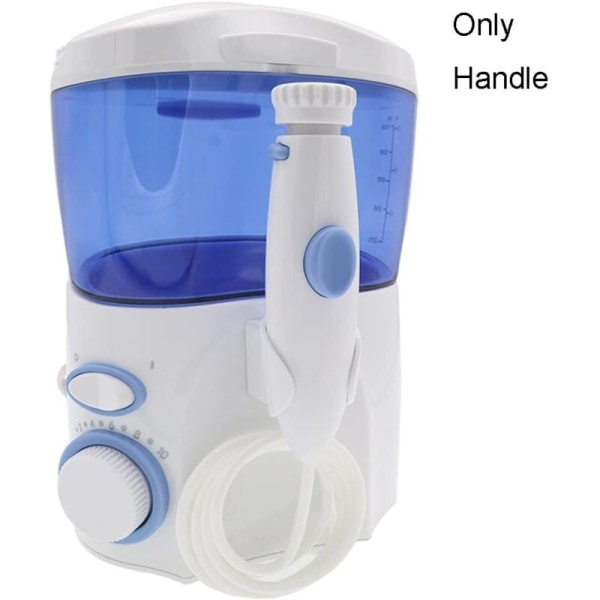 HOSE HANDLE/HANDLE Waterpik WP-100 WP-450 WP-660 WP900 -käyttöön, hammashoitokoneen suutinletkun kahva, valkoinen, yksi kappale