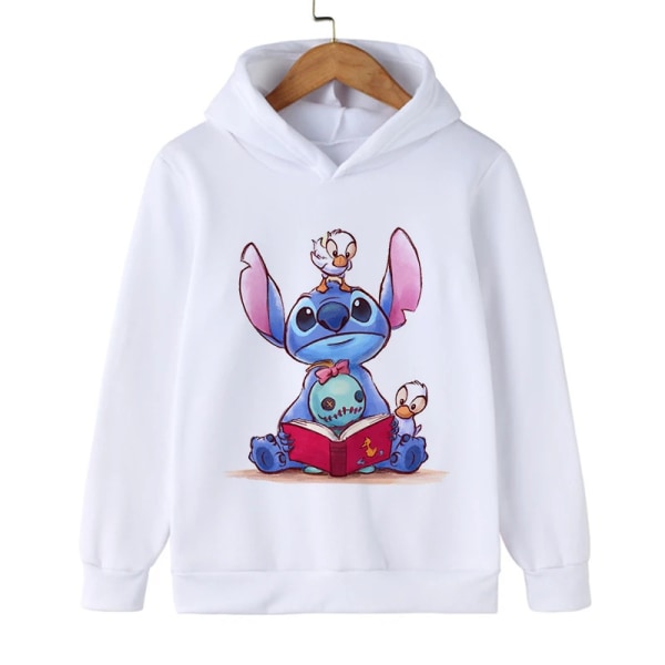 Y2k Anime Stitch Hoodie Børn Tegneserie Tøj Børn Pige Dreng Lilo og Stitch Sweatshirt Manga Hoody Baby Casual Top 59234