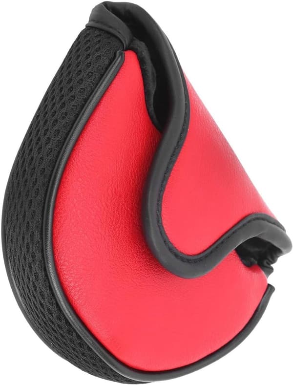 Vattentätt putterfodral för golfklubbor i PU-läder 13x11cm Röd