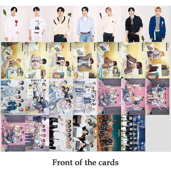 Enhypen Photo Cards 55st Enhypen Little Wishes Lomo Cards Enhypen 2022 Season's Greetings Photo Car