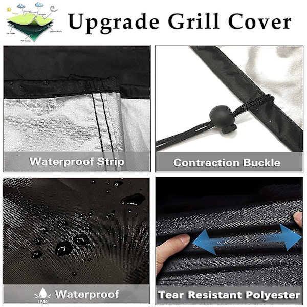 Vattentäta Grillöverdrag i Olika Storlekar 145*61*117cm