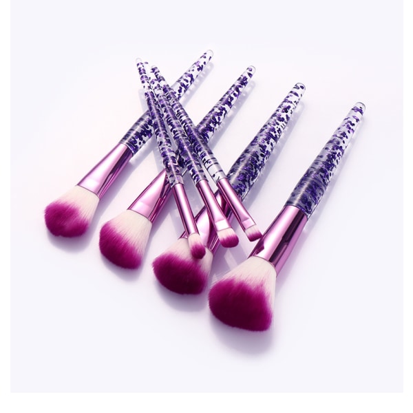7 st högkvalitativa kosmetiska verktygssats mjuka sminkborstar Set Eye Shadow Powder Foundation Eyebrow Blending Beauty Brush