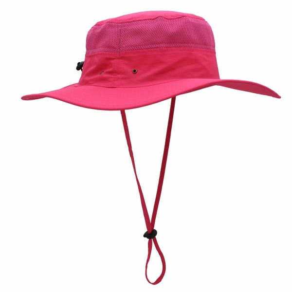 Hatt för män Solhatt UPF 50+ Bred Brätte Bucket Hat Vindtät Fiskehattar  ros