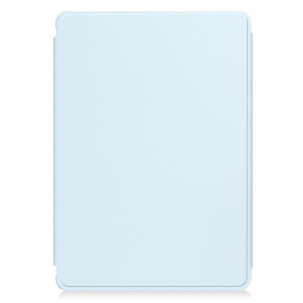 Samsung Galaxy Tab A9+ 360 asteen kiertävä läpinäkyvä älykkäällä kotelolla ja näppäimistöllä Sky Blue