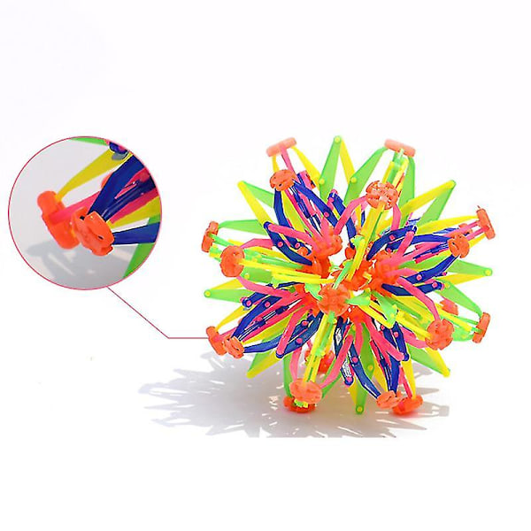 Hopfällbar Bytbar Magisk Boll Handfångboll Pojkar Flickor Blommor Bollar Leksaker Presenter