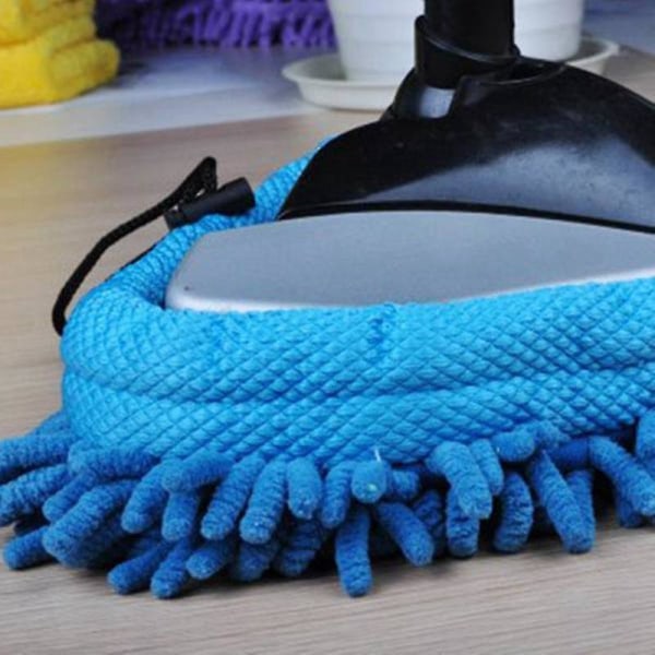 3 Pack H2o Steam Mop X5 Pad Coral Blue Chenille kompatibel med Shark Mop Head