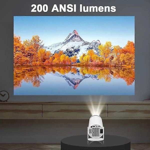 2025 Uusi 5G 4K Projektori Älykäs HD LED WiFi Bluetooth HDMI. USB Android Kotiteatteri - WELLNGS