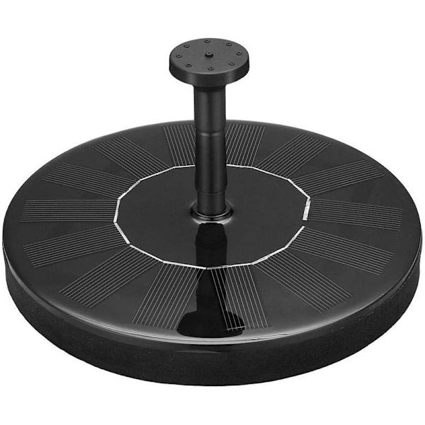 Suihkulähde - Aurinkosuihkulähde - Musta 16cm size