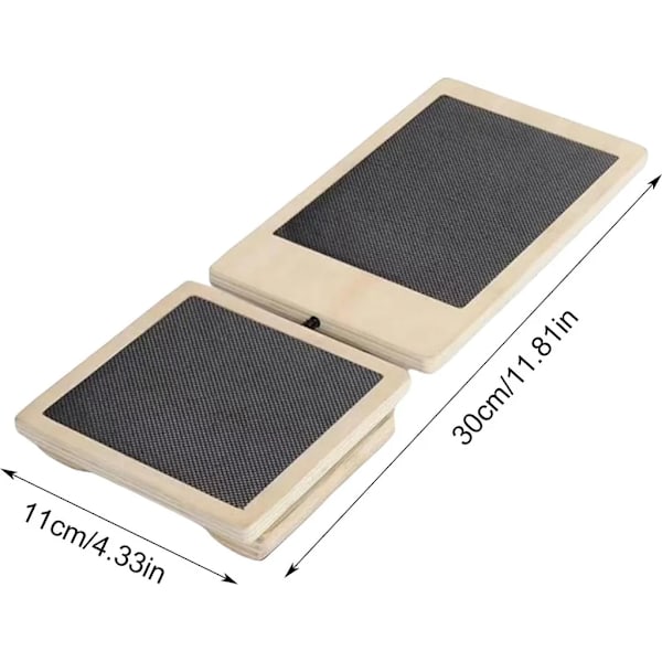 Wooden Foot Stretcher and Multifunctional Balance Board to Improve Stability and Prevent Sports Injuries