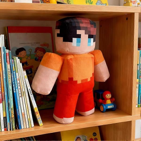Milo og Chip Plysjleker, Søte Kosedyr for Spillfans, Samleobjekt for Gutter Jenter Voksne Orange