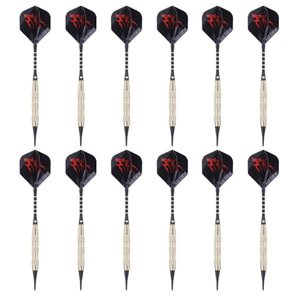 12-pack Professional Soft Tip Darts for Electronic Dartboards