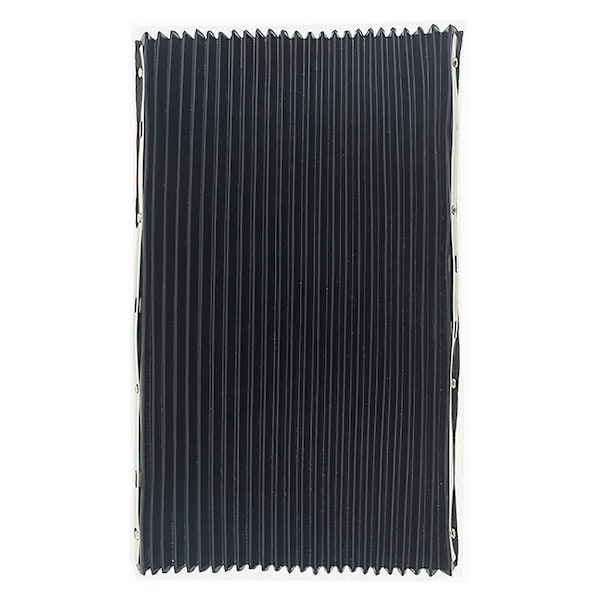 Practical CNC Machine Black Rubber Accordion Fold Shield Protector Cover Suitable for 3# 4# 400x600mm