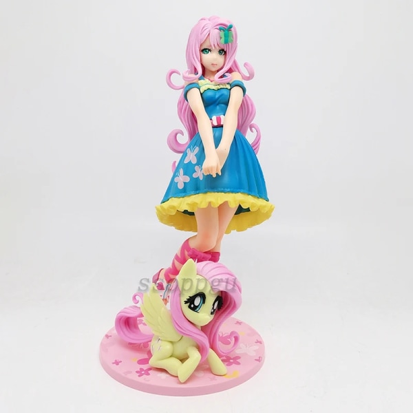Kotobukiya My Little Pony: Friendship Is Magic Fluttershy Figur Anime BISHOUJO STATY PVC Action Figur Collection Model Leksaker