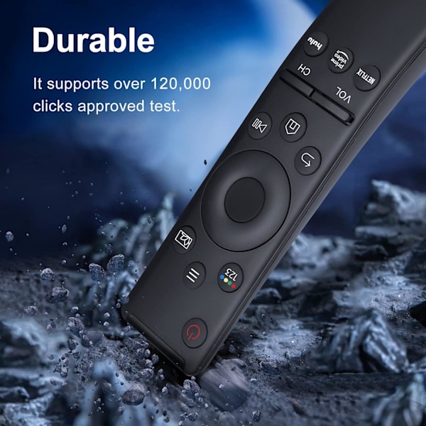 【2-pakning】 for Samsung Smart TV Fjernkontroll Erstatning, Universell for Alle Samsung TV-er