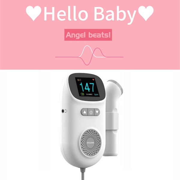 Fetal Doppler Hjertelydsmonitor Sond Baby Hjertelyd