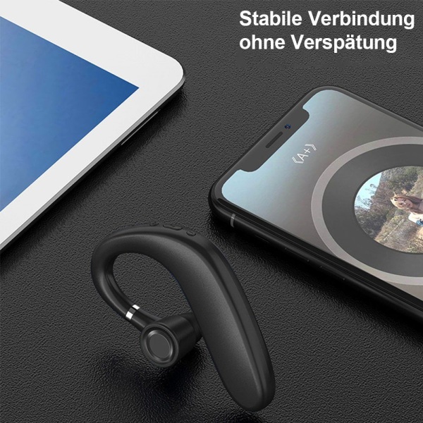 Bluetooth Headset，Bluetooth ørestykke til iPhone, iPad, Samsu