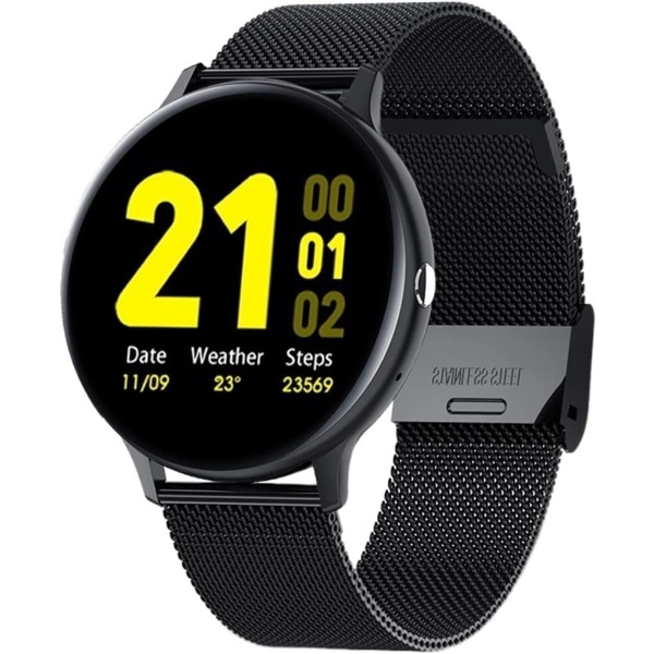 Bluetooth Smart Watch -Kvinne Sport Fitness Musikkspiller Smart Watch