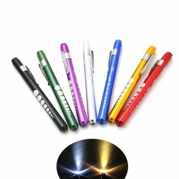 4stk LED lommelykt penn lys lampe lys inspeksjon arbeidslys penn lys