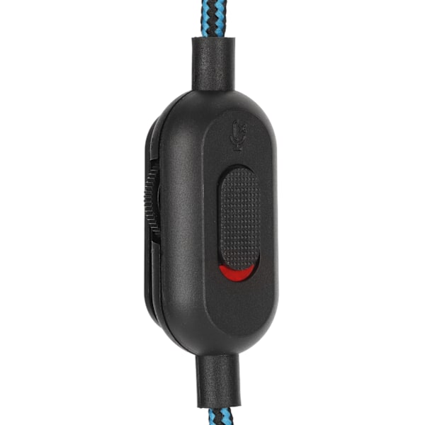 Spillhodetelefonkabel for Logitech G Pro G Pro X G433 G233 Svart - Flettet kabel med volumkontroll og mute-knapp