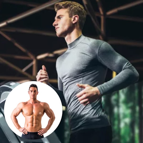 Brystvortedeksel for menn, alternativ til brystbinding for gynecomastia, skjuler mannlige bryst, 50 pakning