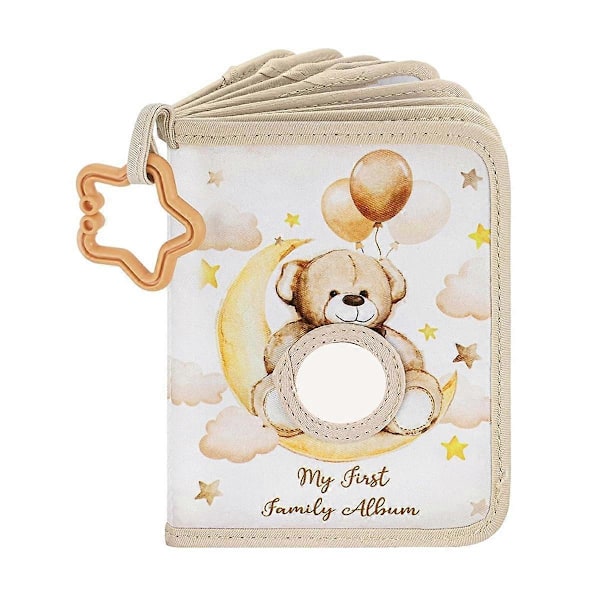 Baby Fotoalbum - Blød Babybog Første År Baby Fotoalbum Holder 4x6 tommer Billeder til Minder _xx As Shown