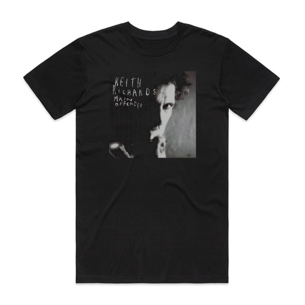 Keith Richards Master Criminal 1 cover T-skjorte Svart XXL