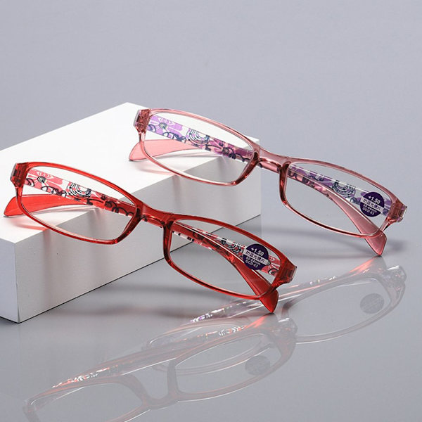Presbyopia-lasit VAALEANPUNAINEN VOIMAKKUUS +3.50 vaaleanpunainen pink Strength +3.50-Strength +3.50
