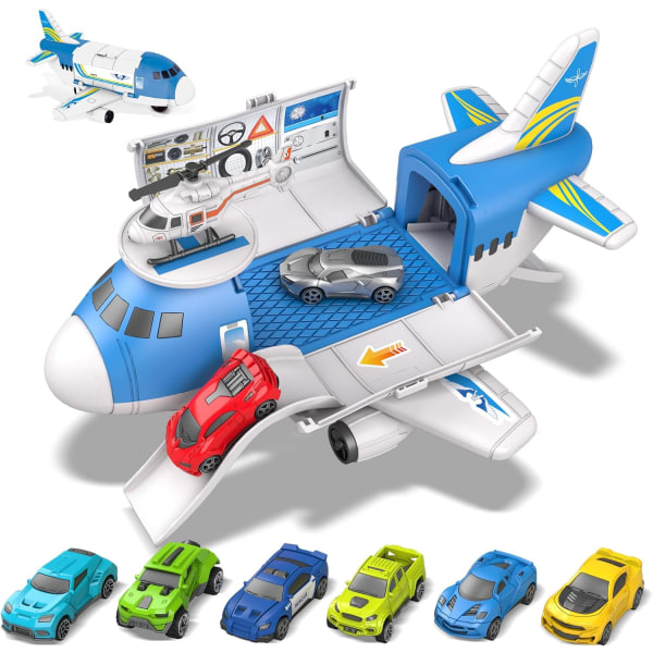 Lasten lelut auto lelut ajoneuvot set, lentokone, lelu
