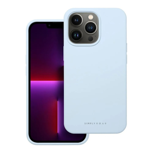 Roar iPhone 13 Pro -puhelimen kuori Roar Cloud Skin - Vaaleansininen 50