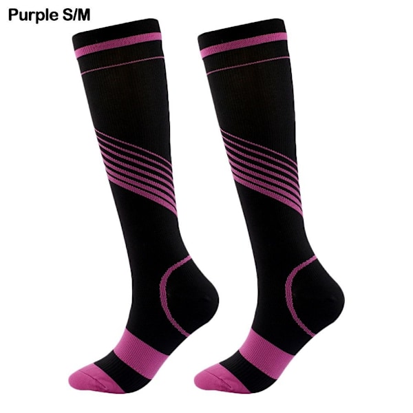 Kompressionsstrømper Elastiske strømper LILA S/MS/M lilla purple S/MS/M