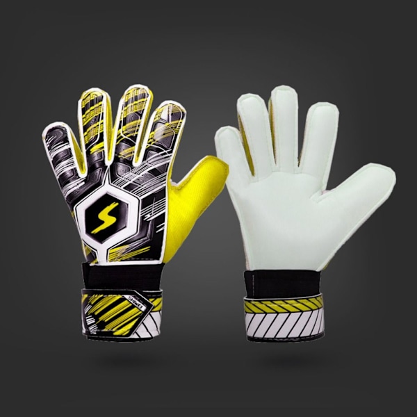 Målmandshandsker Fodboldhandsker GULE STØRRELSE 7 gul yellow size 7
