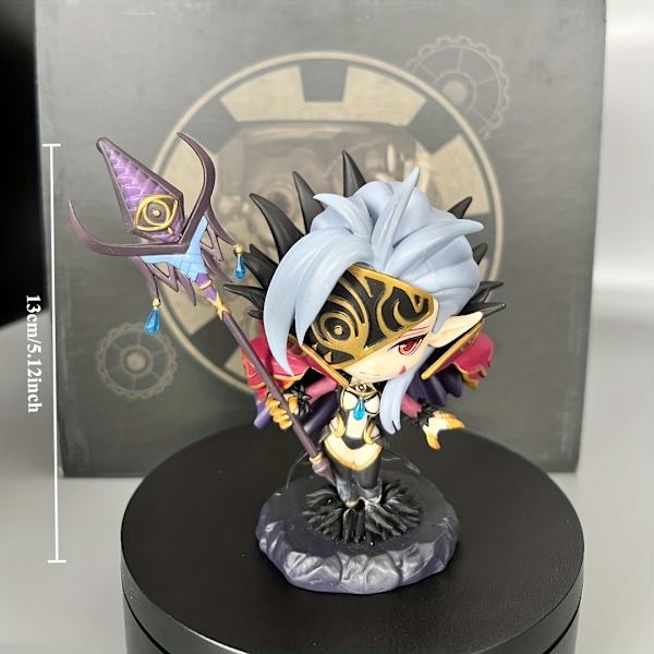 1 st Chibi Anime Spel Chibi Krigarfigur - Samlarobjekt i Chibi-stil med dynamiska poser, Chibi Karaktärsstaty för Bordsrollspel... 1PC Model