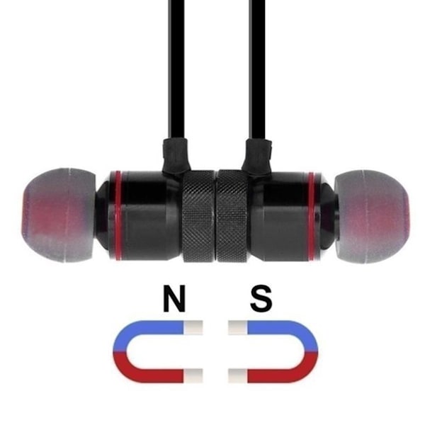 Unisex Høretelefoner Ørepropper Håndfri Bluetooth Trænings Trådløs Headset ed