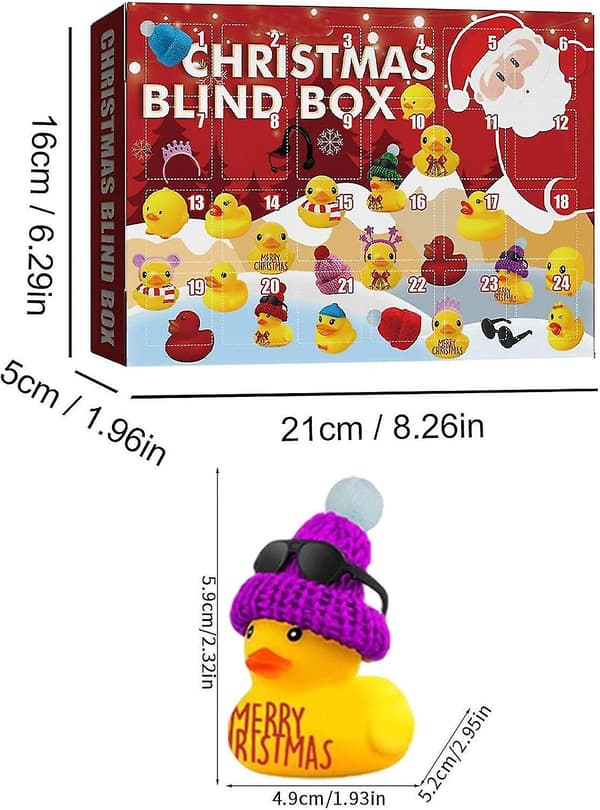 Gummiank Advent 2025, Advent 2025 Barn, Advent And Badekar For {AZC} 11-24 ducks