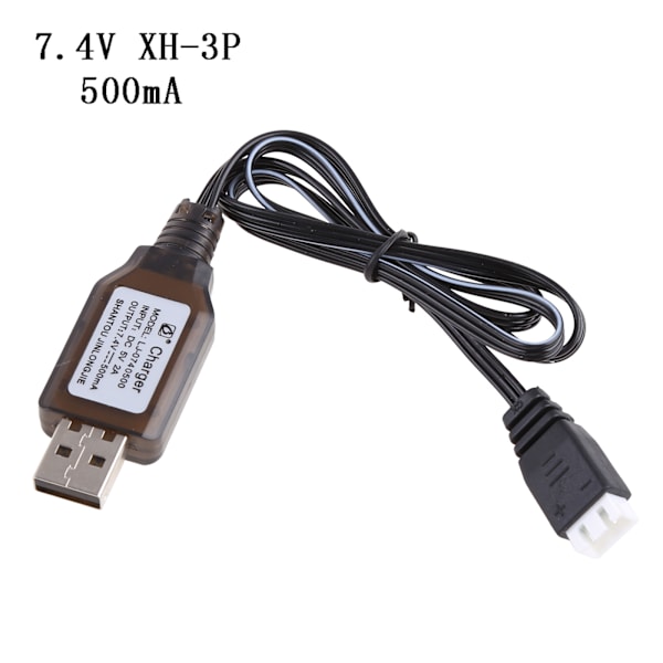 Högkvalitativ Universal 7.4v Laddare 2000mA/1000mA/500mA XH-3P 2S Li-ion Elektrisk