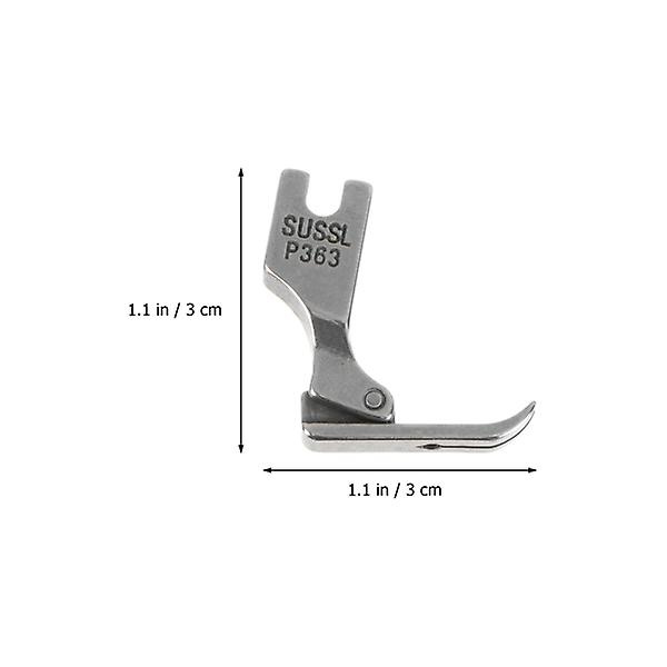 5 st Tryckfötter för Juki Industriella Symaskiner S518ns P36ln P36n P351 P363 (Silver)