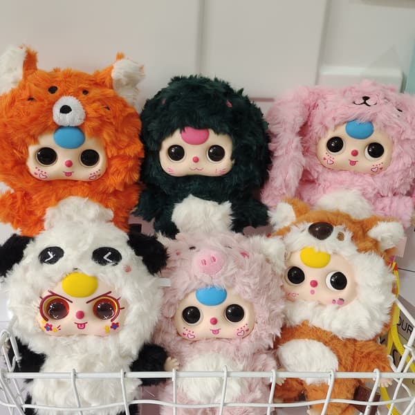 Plysdukke Blind Box, Blødt Udstoppede Kaninlegetøj til Samlere og Gaver Lily Town Random one