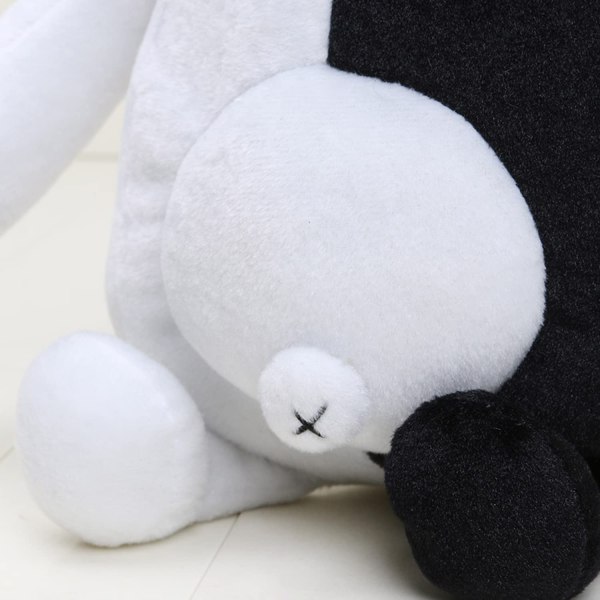 Monokuma plysj leketøy svart og hvit bjørn utstoppet dyr anime cosplay plysj 10 tommer