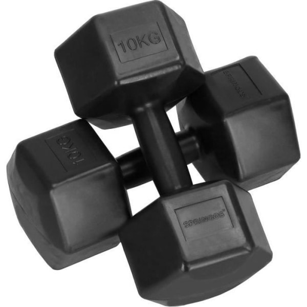 SPRINGOS Hex käsipainot - 2 - 10 kg set - Voimistelu- ja fitness