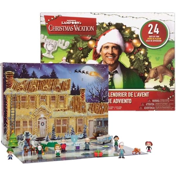 National Lampoon's Julekalender 2024, Julekalender 2024, 24 Dagers Figurer Og Tilbehør Nedtelling Kalender