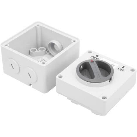 IP66 Waterproof 2P 32A Main Switch – Rotary On/Off Switch with Indicator Light 250V – For Industrial and Outdoor Installations