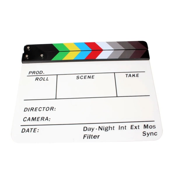 Akrylvägg Skärning Action Klafffilm Klafffilm Schwengel 9,6*11,7" med Color Stick Informationsskylt