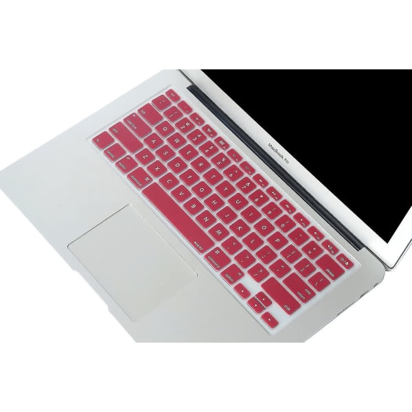 Deksel kompatibelt med Macbook Pro 13/15 tommer (amerikansk versjon, burgunder)