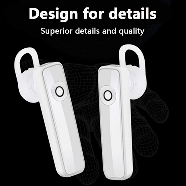 Bluetooth-headset Trådlöst Mobiltelefon Öronpropp V4.1 Med Mikrofon Brusreducering Handsfree