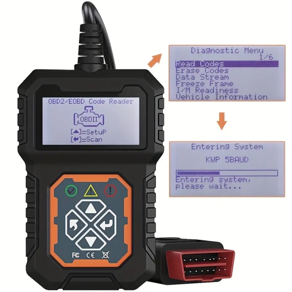 Bilkodelæser: Få øjeblikkelig diagnose af din bils Check Engine-lys med OBD2-scanner!